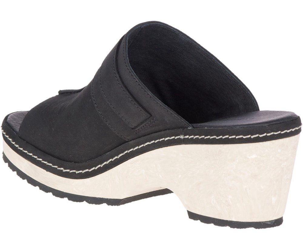 Sandálias Senhora - Merrell Halendi Slide - Pretas - DNC175380